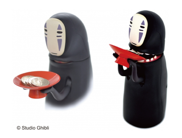 Spirited Away No Face piggy bank is the Studio Ghibli merchandise we all  need to have right now | MOSHI MOSHI NIPPON | もしもしにっぽん
