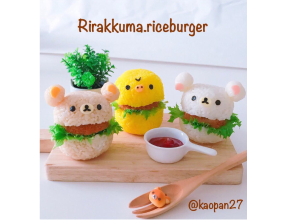 簡単にできる キャラ弁 ならぬ キャラごはん レシピを紹介 今回の料理は リラックマのライスハンバーガー Moshi Moshi Nippon もしもしにっぽん