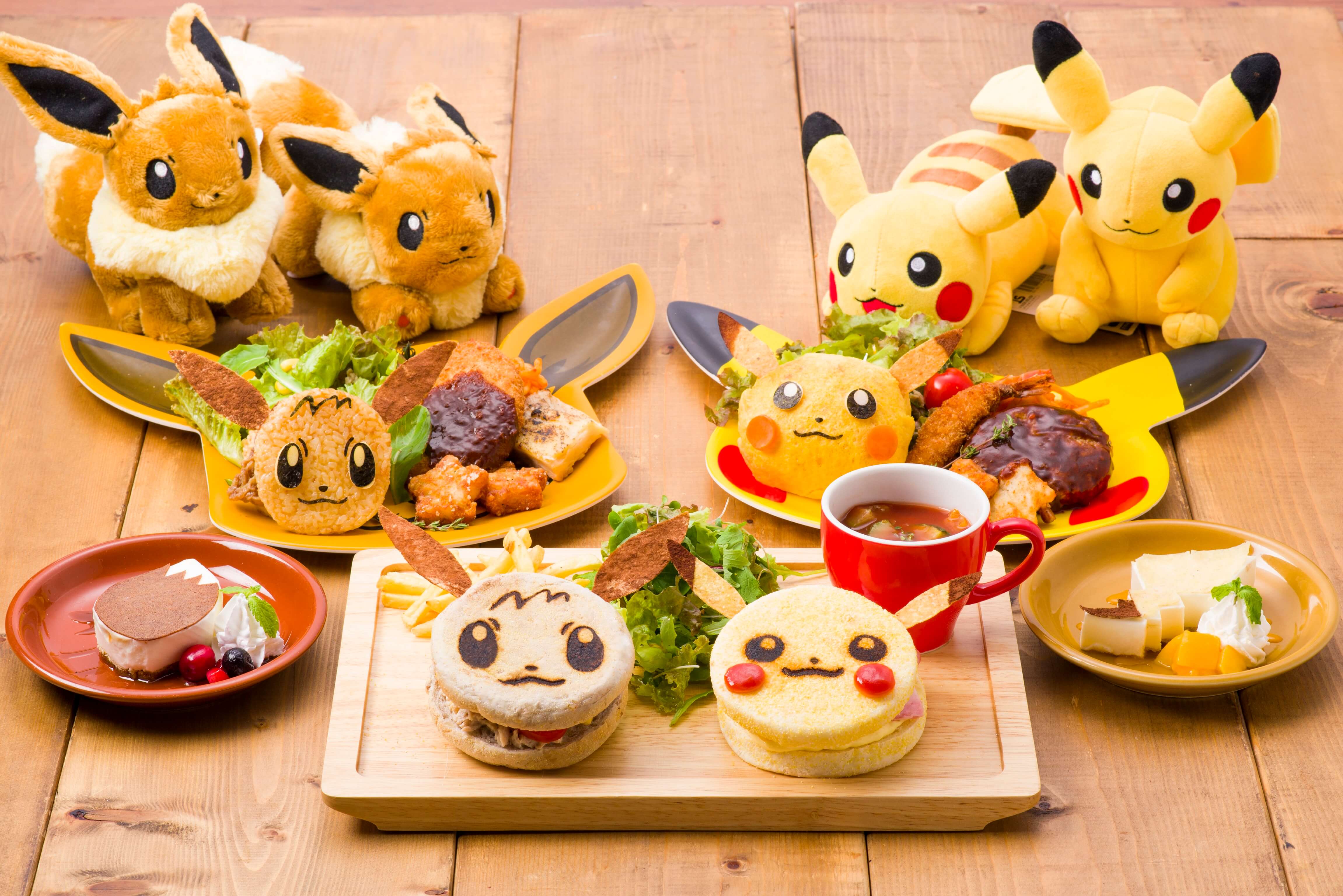 Nihonbashi S Pokemon Cafe Announces Let S Go Pikachu Eevee Menu Moshi Moshi Nippon もしもしにっぽん