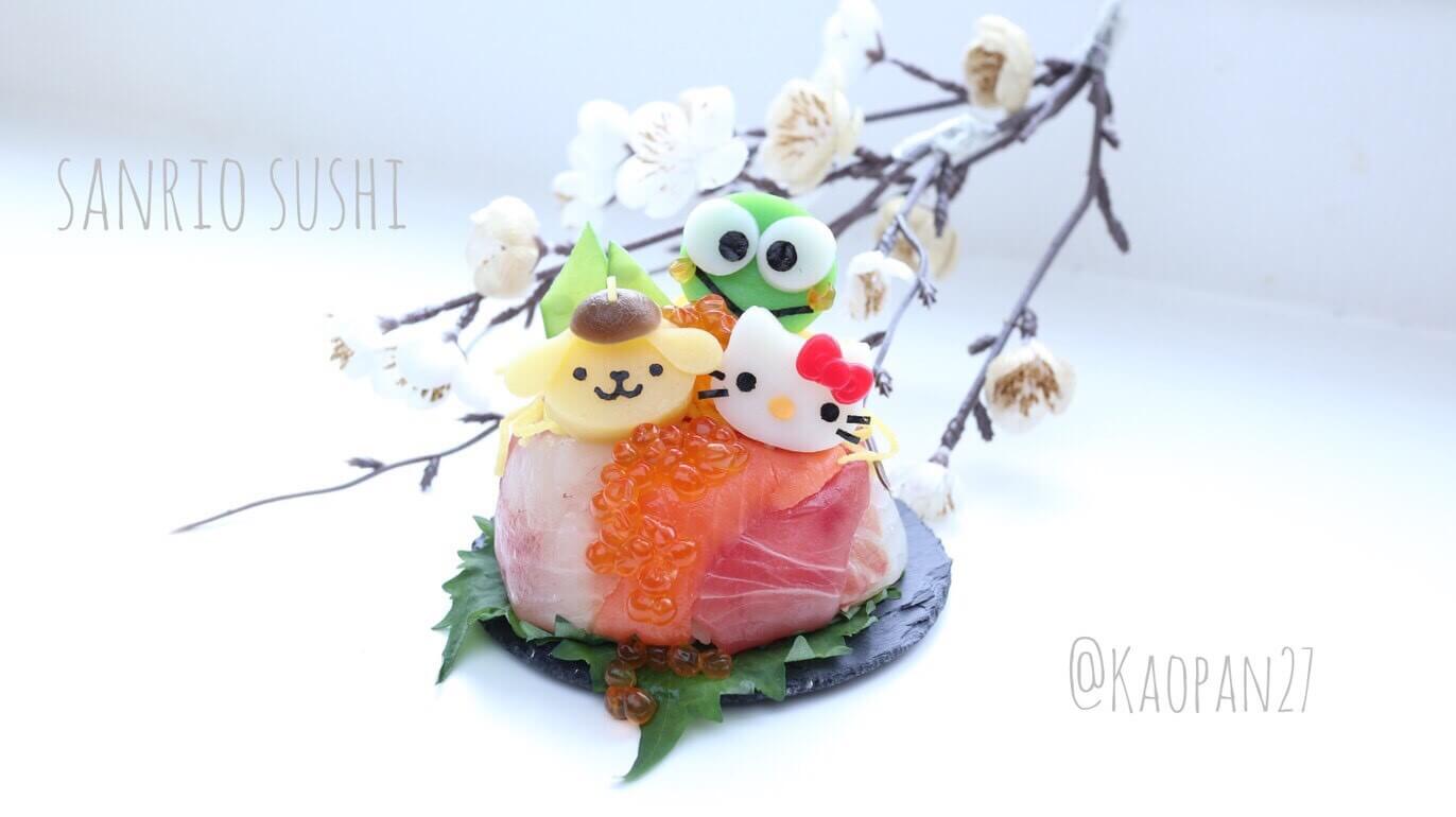 簡単にできる キャラごはん レシピを紹介 サンリオキャラクターの押し寿司 Moshi Moshi Nippon もしもしにっぽん