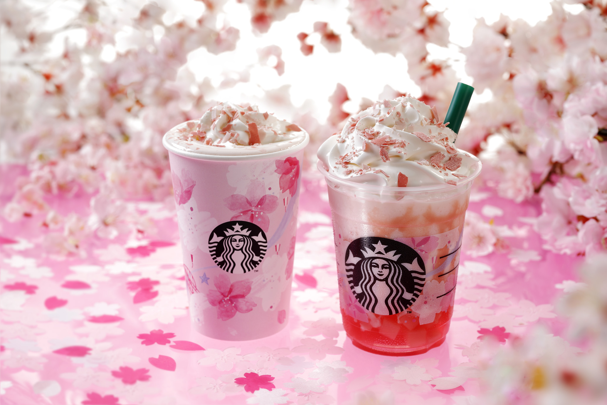 Starbucks Japan Blooms Sakura Drinks For the Cherry Blossom Season