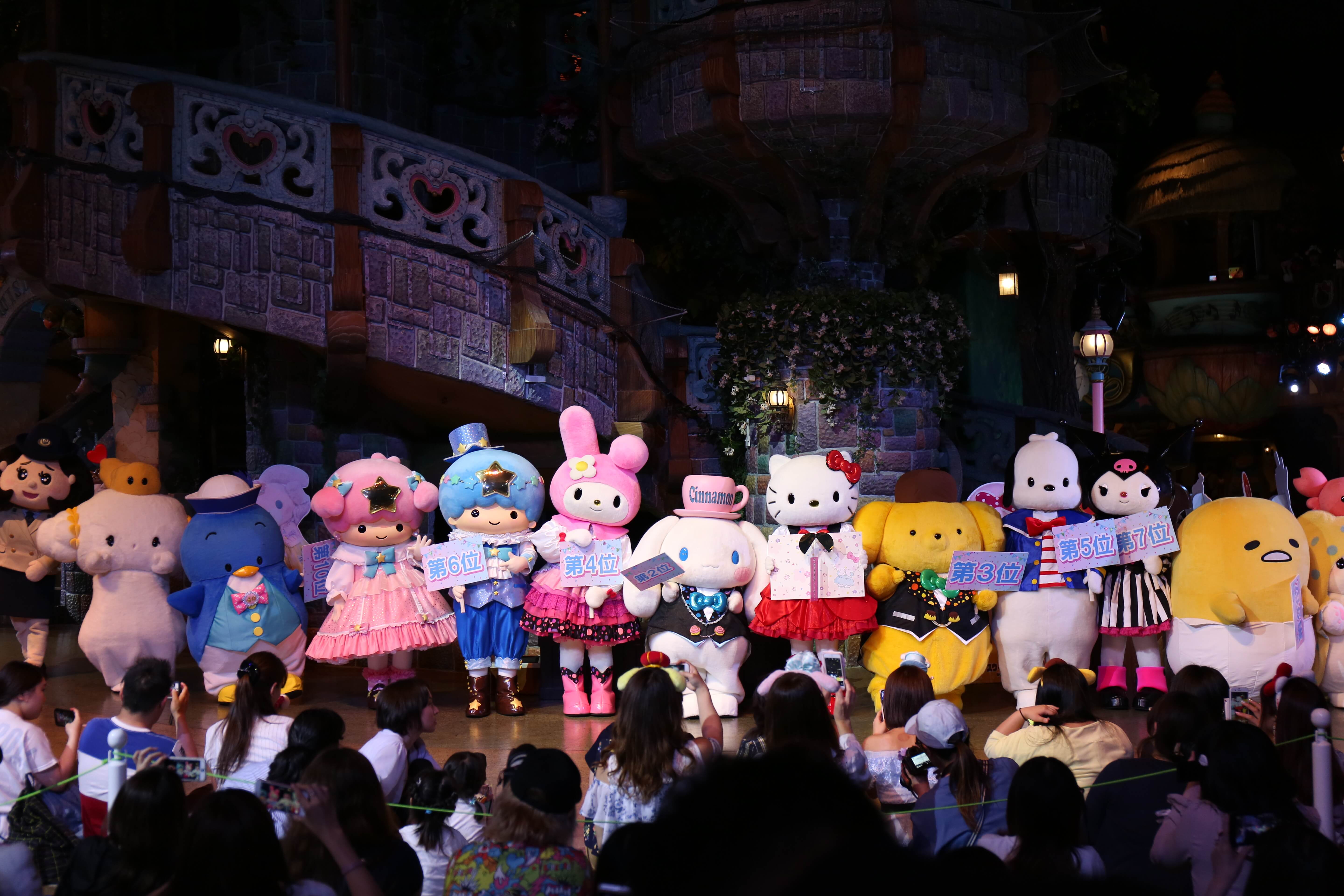 Spot your favourite Sanrio character? Remember to vote for them in