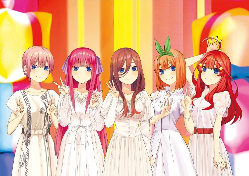 The Quintessential Quintuplets Character Song Single to be Released in  March 2020, MOSHI MOSHI NIPPON