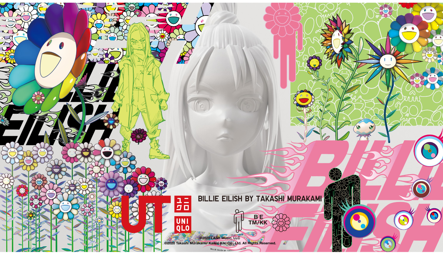 Takashi Murakami Billie Eilish Limited Edition Vinyl Figure Multi - SS19 -  FR