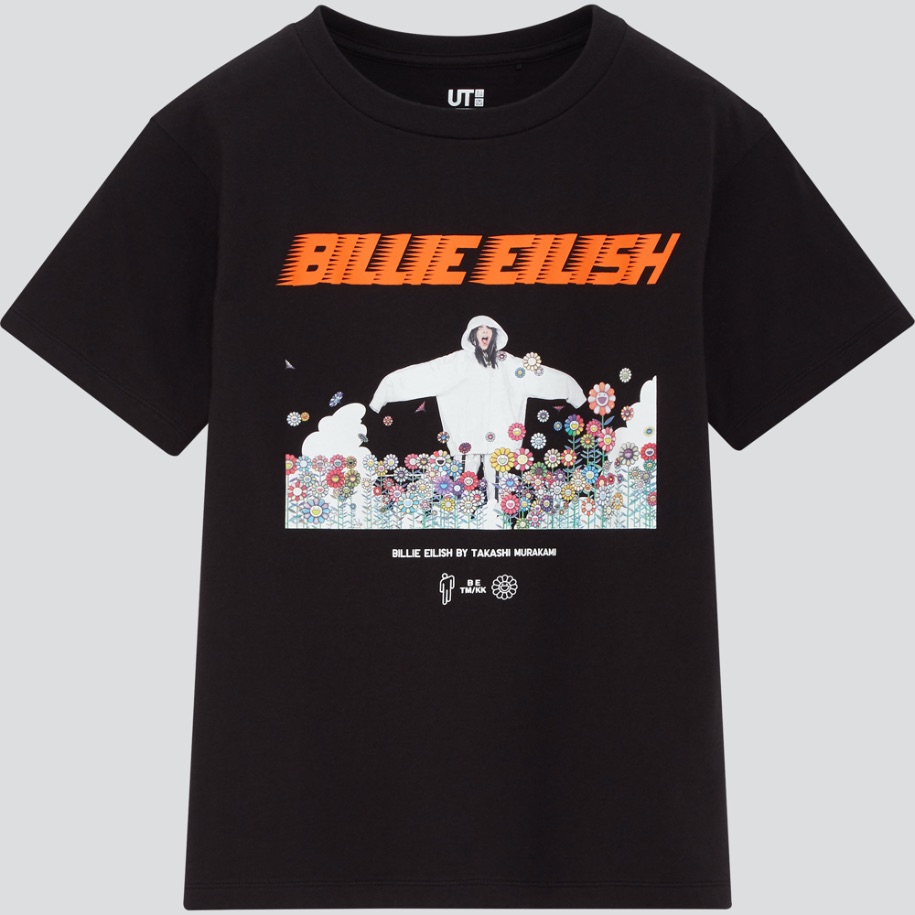Billie Eilish announces Takashi Murakami x Uniqlo t-shirt collab.