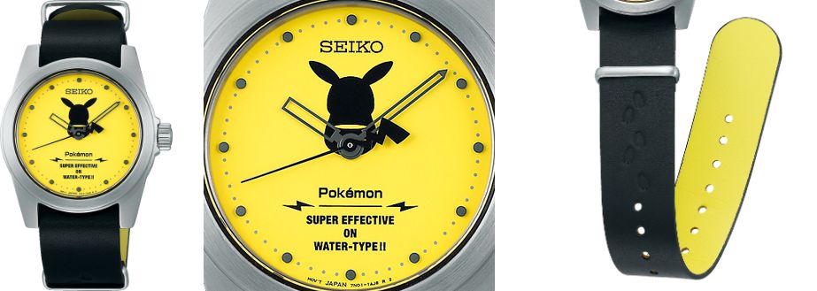 Pokémon : Seiko présente une collection de montres collector