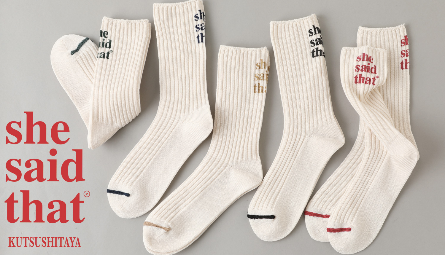She Said That X Tabio Release Collab Sock Collection Moshi Moshi Nippon もしもしにっぽん