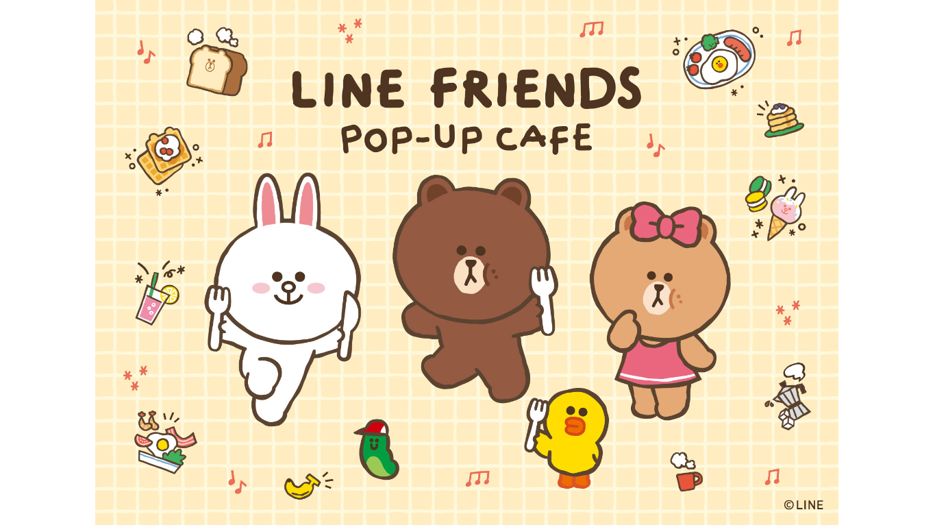 LINE Friends Themed Cafe Opens in Ikebukuro