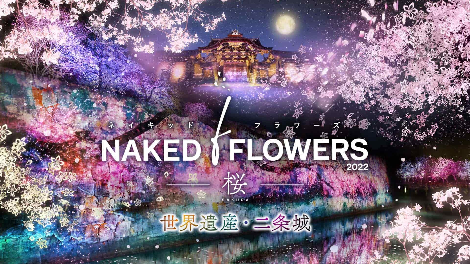 京都 二条城桜まつり22 にてネイキッド Naked Flowers 22 桜 世界遺産 二条城 展開催決定 Moshi Moshi Nippon もしもしにっぽん