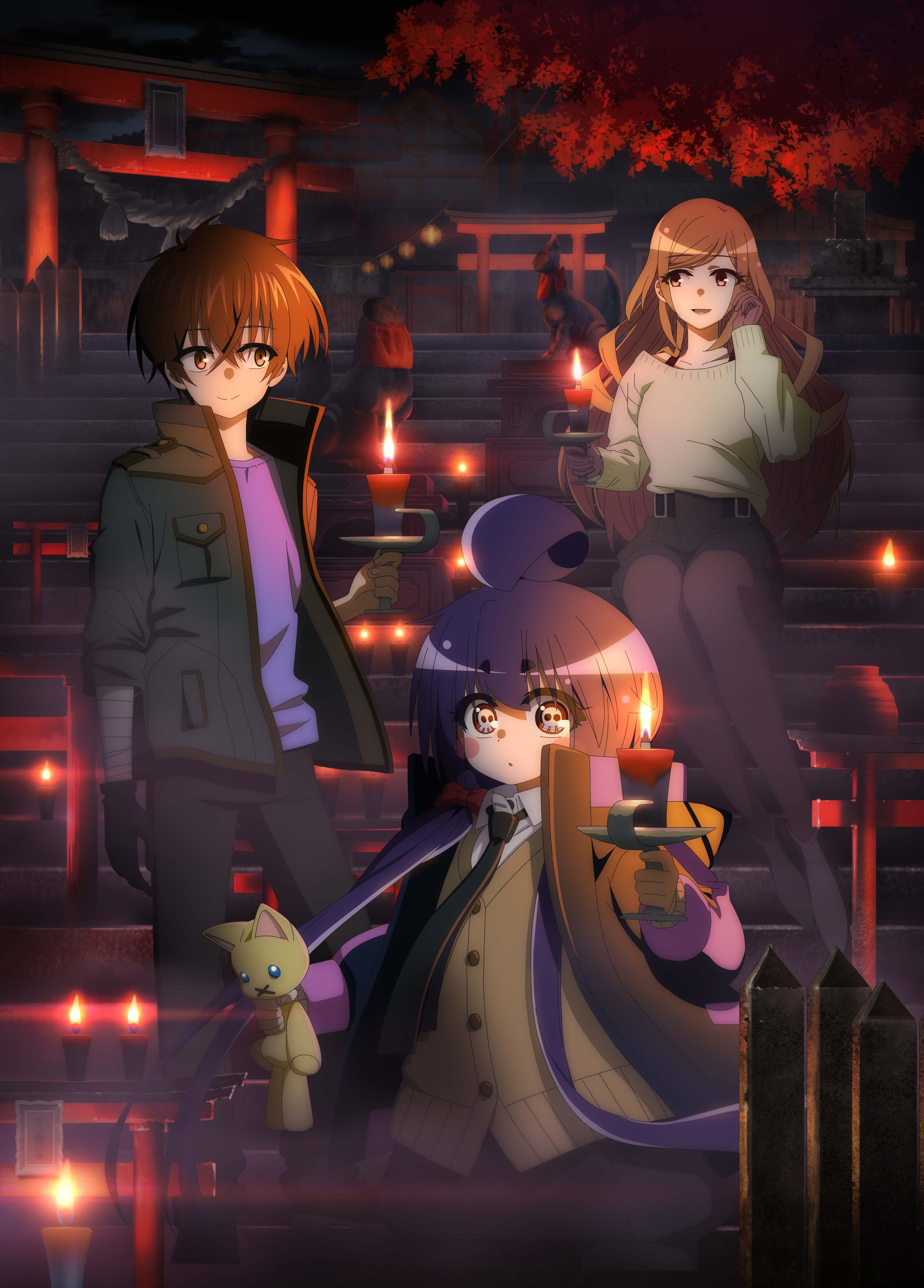 Premium AI Image | Anime style illustration of three girls hugging in a dark  room generative ai