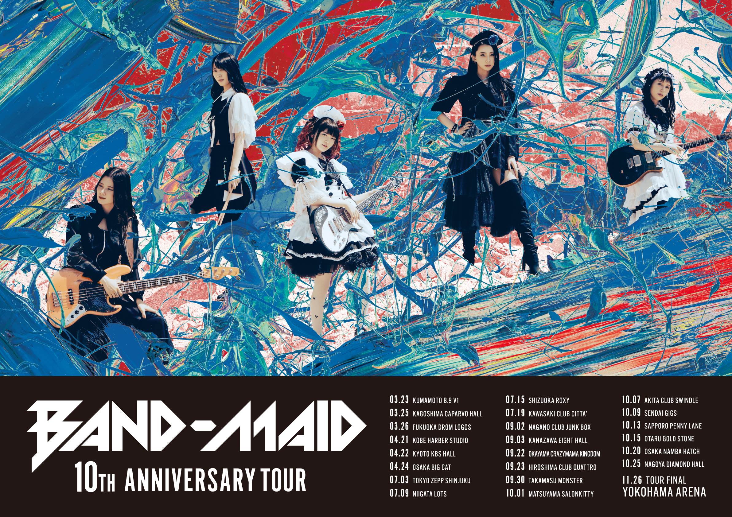 BAND-MAID Reveals 10th Anniversary Tour in Japan and America