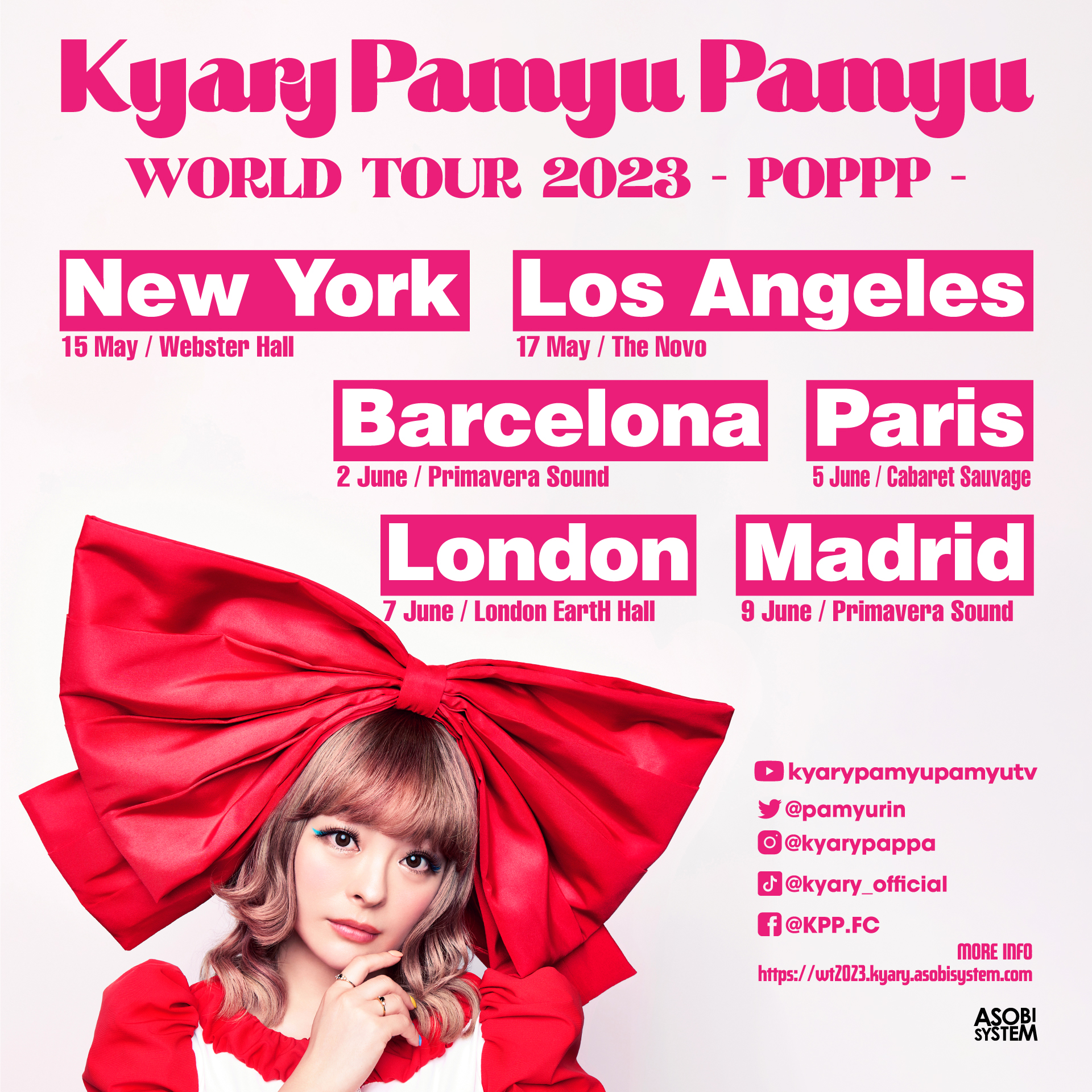 Kyary Pamyu Pamyu WORLD TOUR 2023 -POPPP-